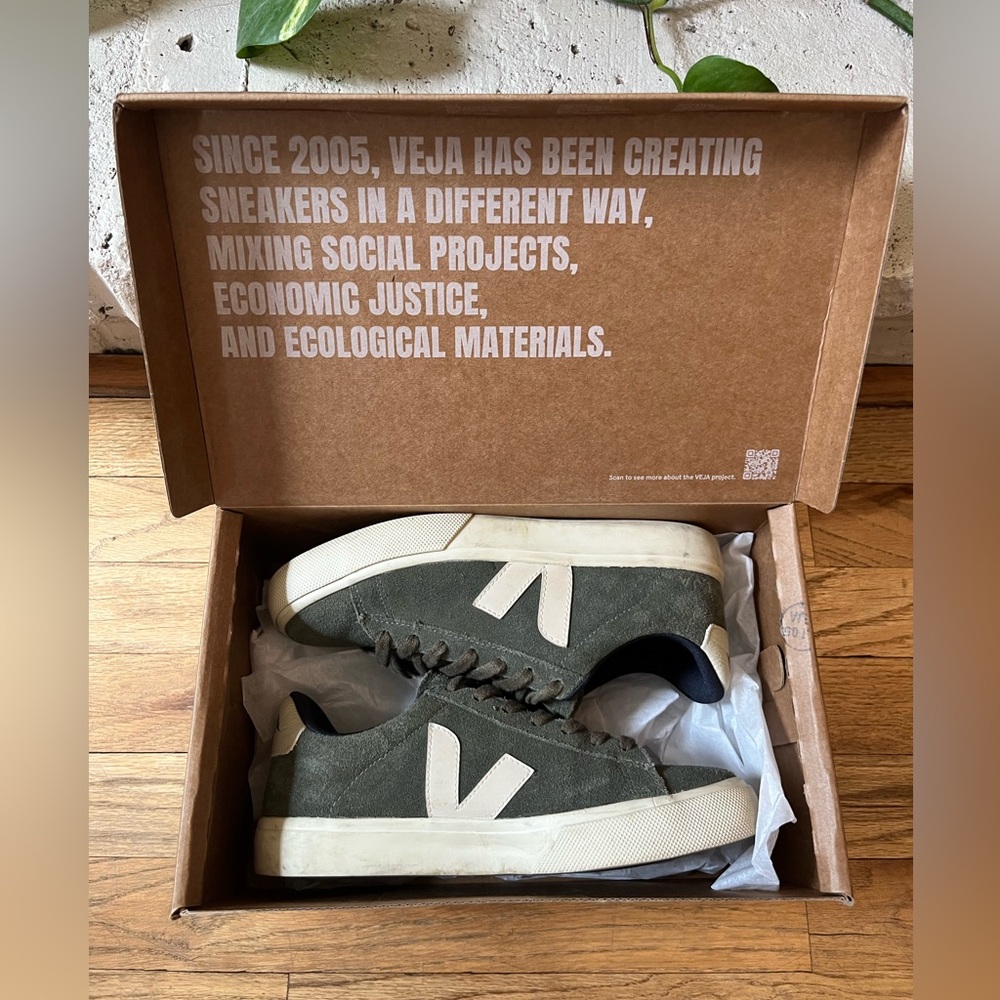 Veja Campo Suede Mud Pierre (Size EU 38 | US Womens 7 | US Mens 6)